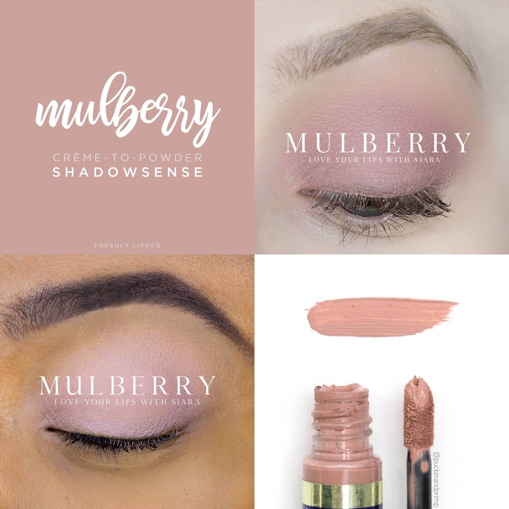 Light pink liquid eyeshadow